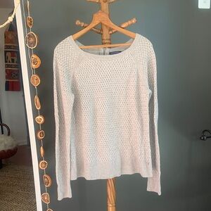 American Eagle Outfitters Greige Knit Crewneck Sweater